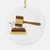 Rechter Gavel Keramisch Ornament (Voorkant)