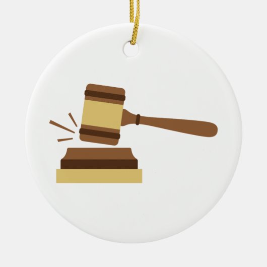 Rechter Gavel Keramisch Ornament (Voorkant)