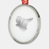 Rechter Gavel Metalen Ornament (Links)