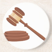 Rechter Gavel Zandsteen Onderzetter (Voorkant)