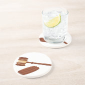 Rechter Gavel Zandsteen Onderzetter (Zijkant)