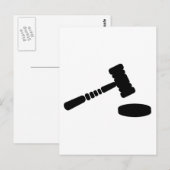 Rechter hammer briefkaart (Voorkant / Achterkant)