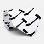 Rechter hammer stropdas (Opgerold)