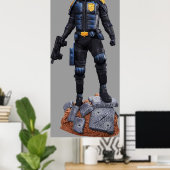 rechter held van het tsjechië - handvest poster (Thuiskantoor)