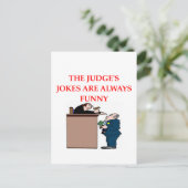 rechter jokes briefkaart (Staand voorkant)