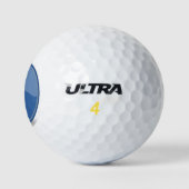Rechter Juridisch Recht Advocaat Monogram Kunst Golfballen (Logo)