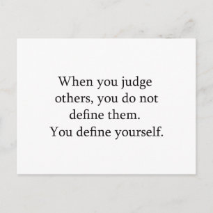 Rechter niet briefkaart