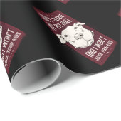 Rechter niet op Pitbull Wrapping Paper Cadeaupapier (Rol Hoek)