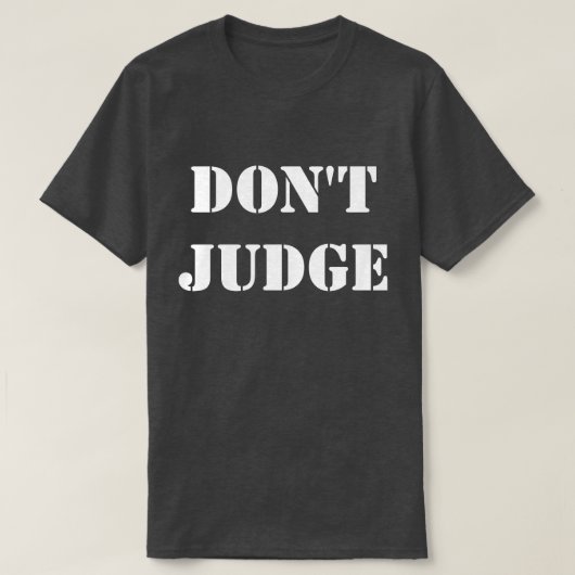 Rechter niet t-shirt (Design voorkant)