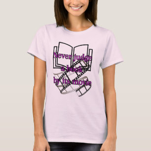 Rechter nooit een boek door zijn Film T-shirt