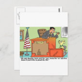 Rechter praat over de getuigenbank briefkaart (Voorkant / Achterkant)