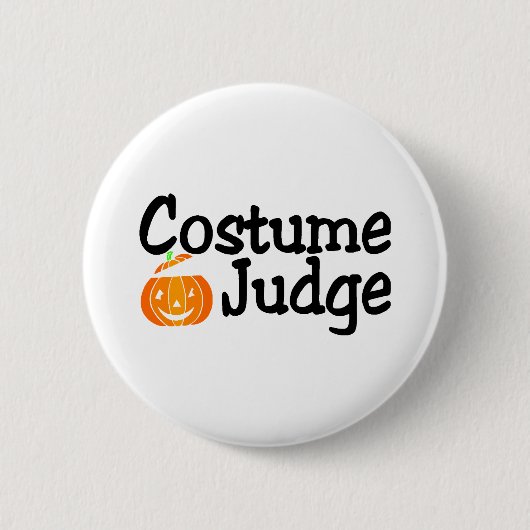 Rechter Pumpkin van het Costume Halloween Ronde Button 5,7 Cm (Voorkant)