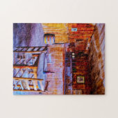 Rechter Roy Bean Saloon Texas. Legpuzzel (Horizontaal)