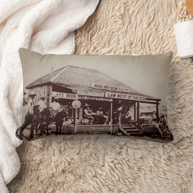 Rechter Roy Bean's Courthouse Saloon Langtry Texas Kussen (Deken)