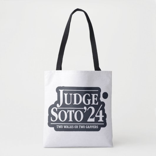 Rechter Soto24 - Grappige geschenken voor honkbalf Tote Bag (Voorkant)