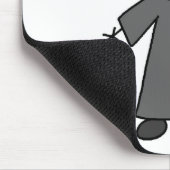 Rechter Stick Figuur Mousepad Muismat (Hoek)