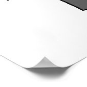 Rechter Stick Figuur Poster (Hoek)