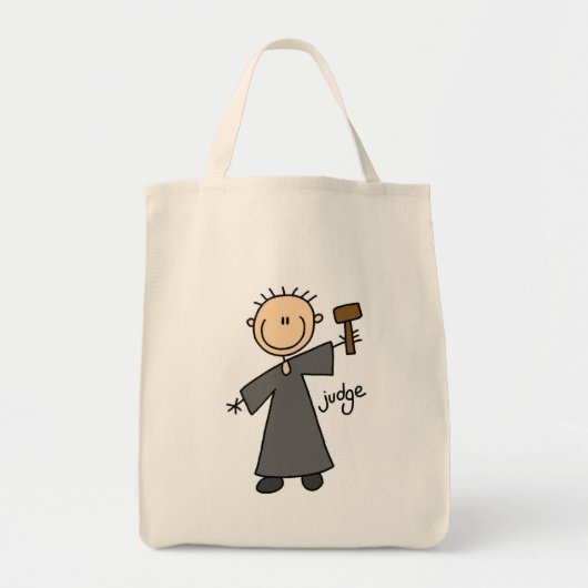 Rechter Stokfiguur Tote Bag (Voorkant)