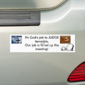 rechter-terrorist bumpersticker (Op auto)