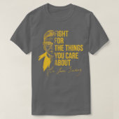 Rechter van het Hooggerechtshof van Ruth Bader Gin T-shirt (Design voorkant)