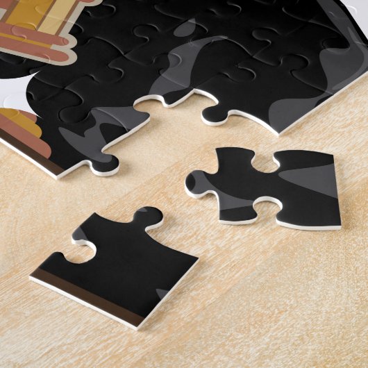 Rechter vectorpersona legpuzzel (Zijkant)