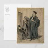 Rechter, vrouw en kind briefkaart (Voorkant / Achterkant)