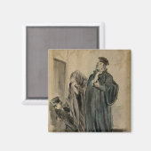 Rechter, vrouw en kind magneet (Voorkant / Achterkant)