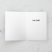 Rechterbeen in gips met krukken kaart (Binnen)