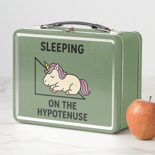 Rechterdriehoek en een eenhoorn slapen (In situ)