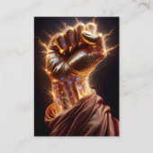 Rechterhand van de macht - Mark 14:60-62 KJV Kaart Visitekaartje (Voorkant)