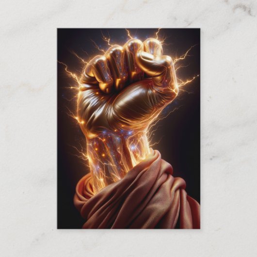 Rechterhand van de macht - Mark 14:60-62 KJV Kaart Visitekaartje (Voorkant)