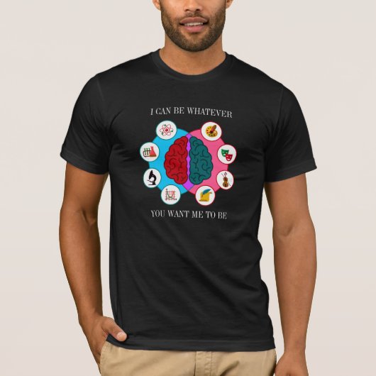 Rechterhersenhelft Linkerhersenhelft T-shirt (Voorkant)