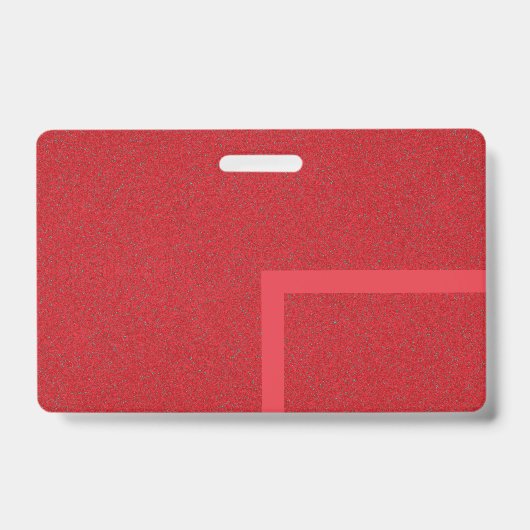 Rechterhoek Stripe Red Badge – (Voorzijde)