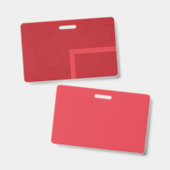 Rechterhoek Stripe Red Badge – (Voor- en achterkant)