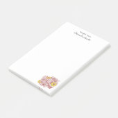Rechterhoek Terra Cotta met overzicht Bouquet Cust Post-it® Notes (Schuin)