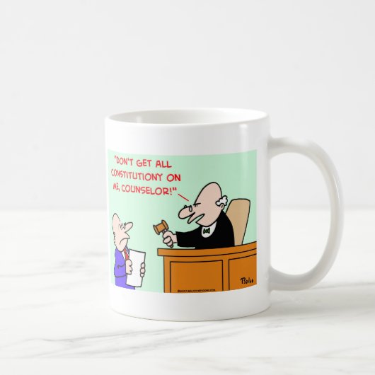 rechterlijke grondwet koffiemok (Rechts)