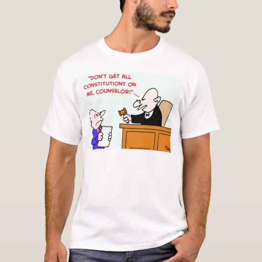 rechterlijke grondwet t-shirt (Voorkant)