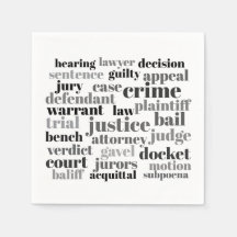 Rechterlijke Juridische Termen Word Cloud Ontwerp