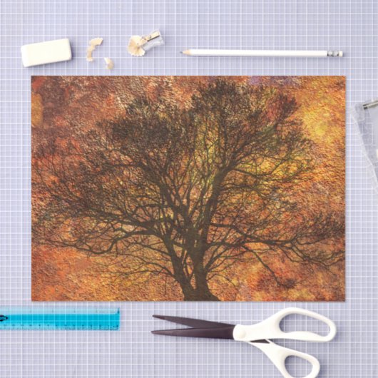 Rechterlijke najaarstructuur ontkoppeling achtergr tissuepapier (Craft)