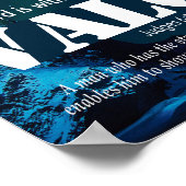 Rechters 6:12 VALOR Mighty Man Christelijk Poster (Hoek)