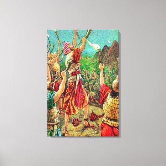 Rechters 7 Gideon's 300 Mannen Canvas Afdruk (Voorkant)
