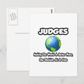 Rechters...De wereld verbeteren Briefkaart (Voorkant / Achterkant)