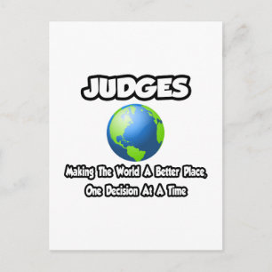 Rechters...De wereld verbeteren Briefkaart