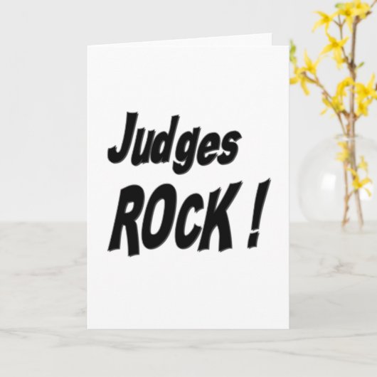 Rechters Rock! Wenskaart Kaart (Gele Bloem)