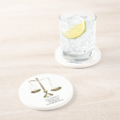 rechters zandsteen onderzetter (Zijkant)