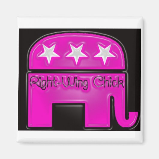 Rechtervleugel Chick Magneet (Voorkant)