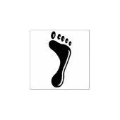 Rechtervoet Rubberstempel (Afrduk)