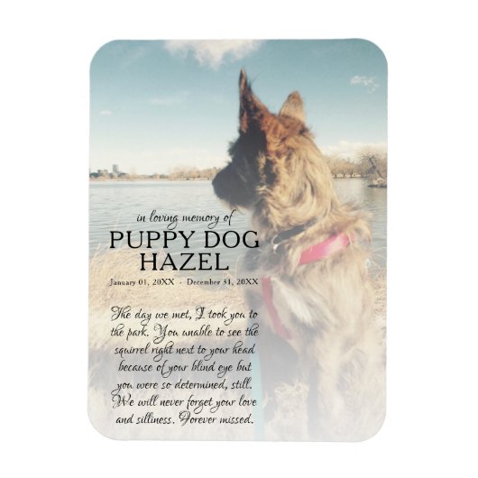 rechterzijfoto-gedenkteken magneet (Verticaal)