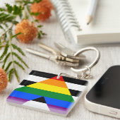 Rechtgeaarde Bondgenoot Vlag Sleutelhanger (Voorkant Rechts)