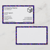 Rechthoek - Abstract 080716(2) Visitekaartje (Voorkant / Achterkant)